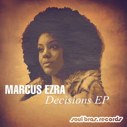 Decisions EP album by Marcus Ezra - Drum and Bass Cover Art