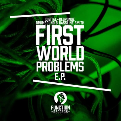 First World Problems album by Digital, Drumsound & Bassline Smith & Response - Drum and Bass Cover Art