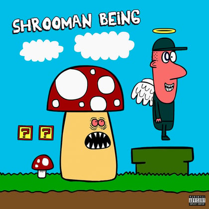 Shrooman being album by Mr Traumatik - Drum and Bass Cover Art