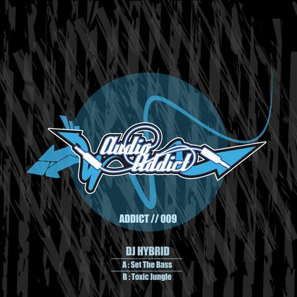 Set The Bass / Toxic Jungle album by Ed Solo & DJ Hybrid - Drum and Bass Cover Art