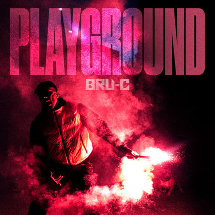 Playground album by Bru-C - Drum and Bass Cover Art