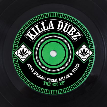 The 420 EP album by Audiomission, Serial Killaz & Seyms - Drum and Bass Cover Art