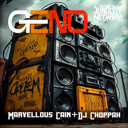 Geno album by Marvellous Cain - Drum and Bass Cover Art