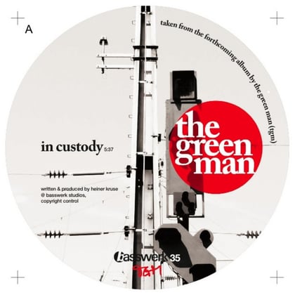Basswerk 35 album by The Green Man (TGM) - Drum and Bass Cover Art