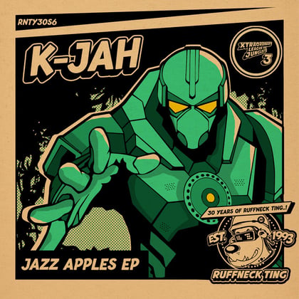 Jazz Apples album by K Jah - Drum and Bass Cover Art