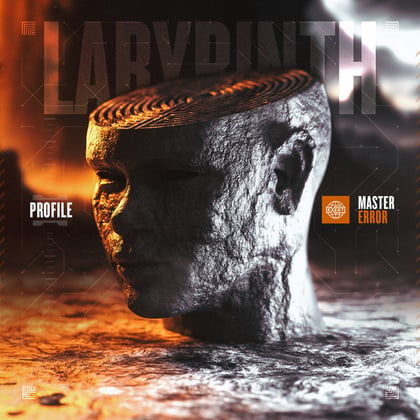 Labyrinth album by Master Error & Profile - Drum and Bass Cover Art