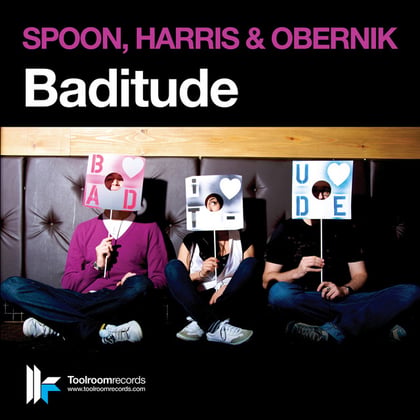 Baditude album by Dave Spoon - Drum and Bass Cover Art