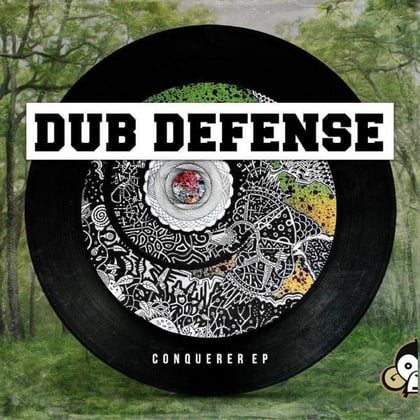 Conquerer EP album by Dub Defense - Drum and Bass Cover Art