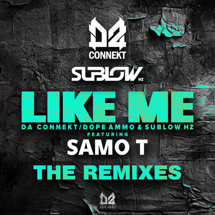 Like Me album by Kleu, Dope Ammo & Sublow Hz - Drum and Bass Cover Art