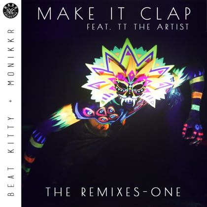 Make It Clap - The Remixes One album by Beat Kitty - Drum and Bass Cover Art