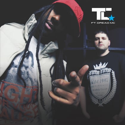 Concrete / Burning Starlight album by DJ Fresh & TC - Drum and Bass Cover Art