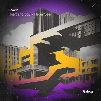 Heart and Soul / Never Seen album by Low:r - Drum and Bass Cover Art
