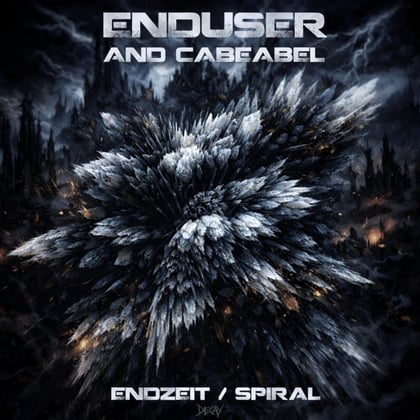 Endzeit album by Cabeabel & Enduser - Drum and Bass Cover Art
