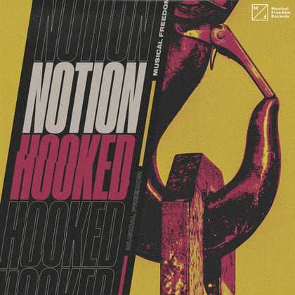 Hooked album by Notion - Drum and Bass Cover Art