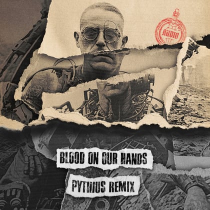Blood On Our Hands (Pythius Remix) album by Audio & Pythius - Drum and Bass Cover Art