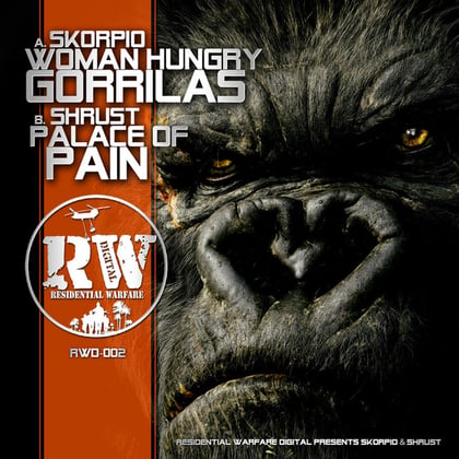 Women Hungry Gorillas / Palace Of Pain album by Shrust - Drum and Bass Cover Art