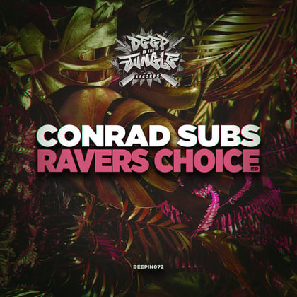 Ravers Choice album by Conrad Subs - Drum and Bass Cover Art