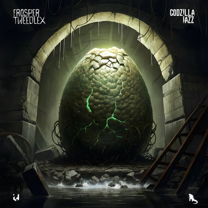 Godzilla Jazz album by Frosper - Drum and Bass Cover Art