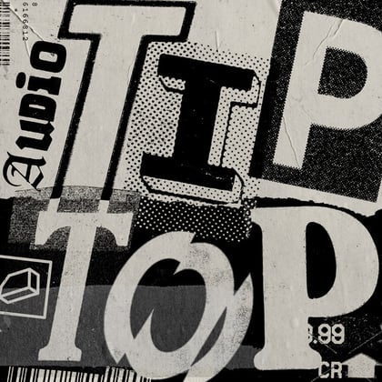 Tiptop album by Audio - Drum and Bass Cover Art