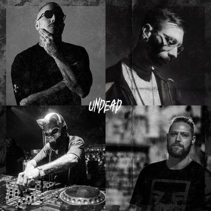 UNDEAD (Sampler I) album by Zombie Cats, Audio, Vici & Nemean - Drum and Bass Cover Art