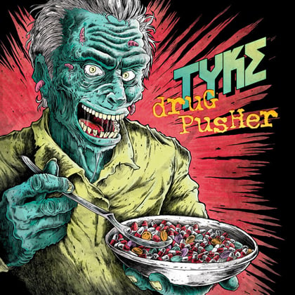 Drug Pusher / The Track That Dripped Blood album by Tyke - Drum and Bass Cover Art