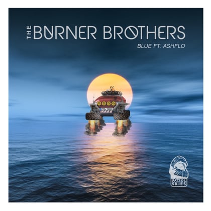 Blue album by The Burner Brothers - Drum and Bass Cover Art
