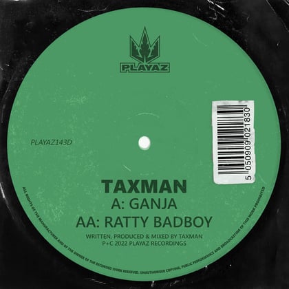 Ganja / Ratty Badboy album by Taxman - Drum and Bass Cover Art