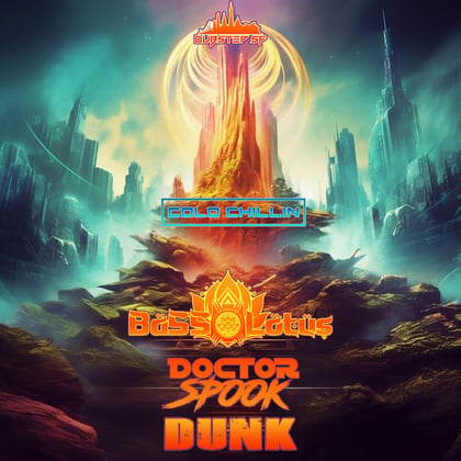 Cold Chillin album by Dunk, DoctorSpook & Bass Lotus - Drum and Bass Cover Art