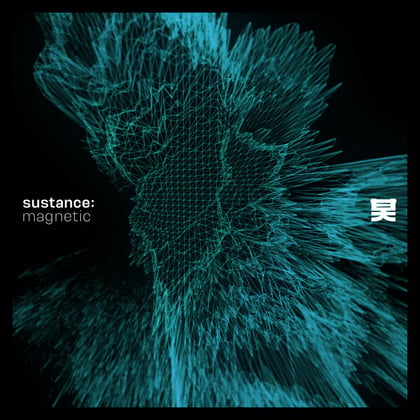 Magnetic album by Sustance - Drum and Bass Cover Art