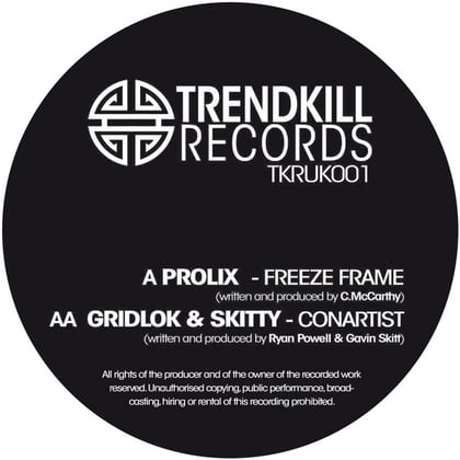Freeze Frame / Con Artist album by Prolix, Gridlok & Skitty - Drum and Bass Cover Art