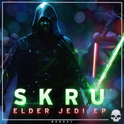 Elder Jedi album by Skru - Drum and Bass Cover Art