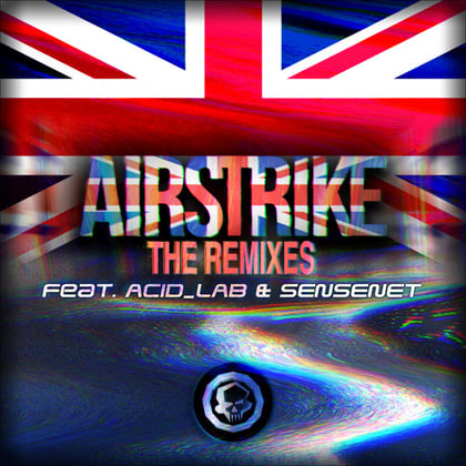 Airstrike (The Remixes) album by Airstrike - Drum and Bass Cover Art