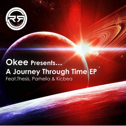 A Journey Through Time EP album by Okee - Drum and Bass Cover Art