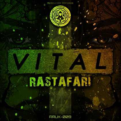 Rastafari album by Vital - Drum and Bass Cover Art