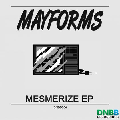 Mesmerize EP album by Mayforms - Drum and Bass Cover Art
