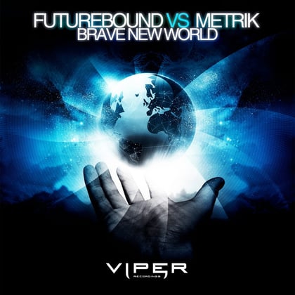 Brave New World album by Futurebound & Metrik - Drum and Bass Cover Art