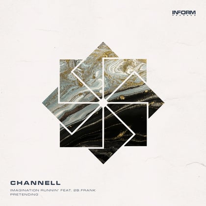 Imagination Runnin' / Pretending album by Channell - Drum and Bass Cover Art