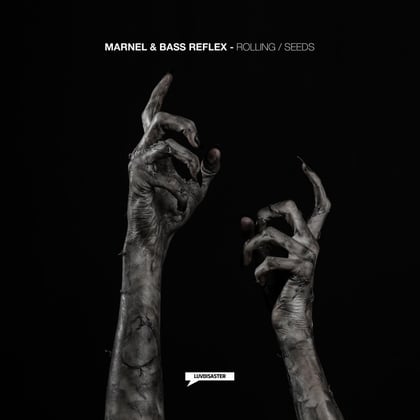 Rolling / Seeds album by DJ Marnel - Drum and Bass Cover Art