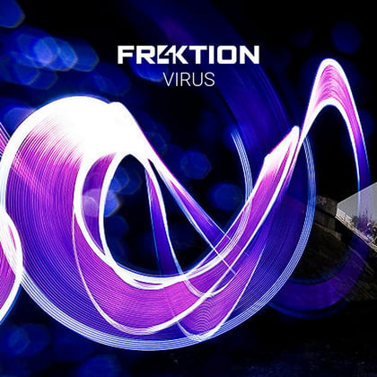 Virus album by Fr4ktion - Drum and Bass Cover Art