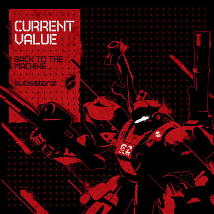 Back To The Machine album by Current Value - Drum and Bass Cover Art