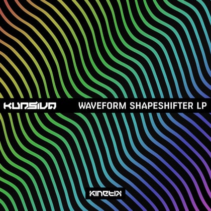 Waveform Shapeshifter LP album by Kursiva - Drum and Bass Cover Art