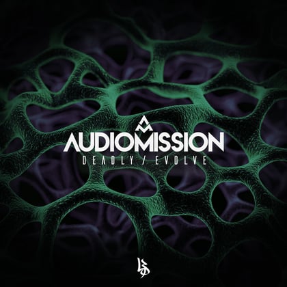 Deadly/Evolve album by Audiomission - Drum and Bass Cover Art