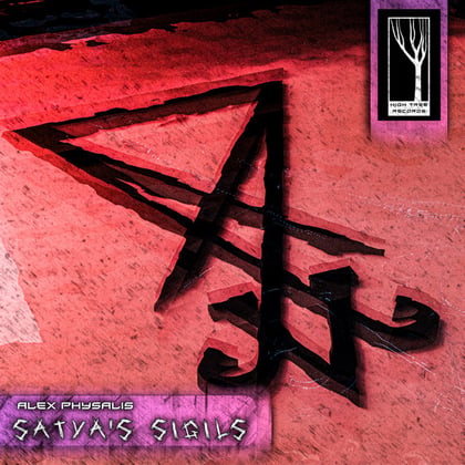 Satya's Sigils album by Alex Physalis - Drum and Bass Cover Art