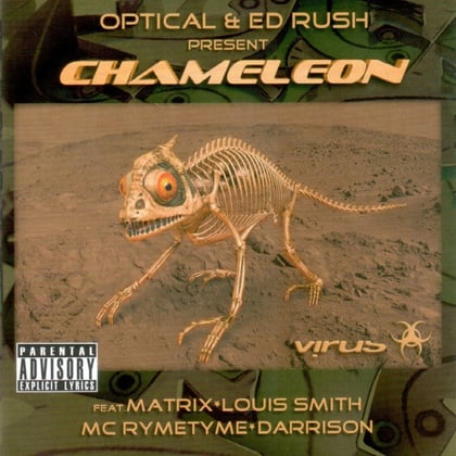 Chameleon album by Ed Rush & Optical - Drum and Bass Cover Art
