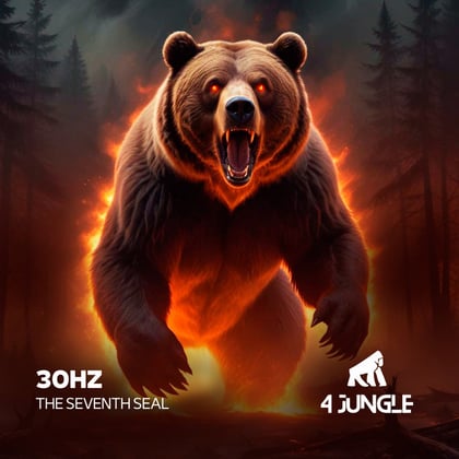 The Seventh Seal album by 30Hz - Drum and Bass Cover Art