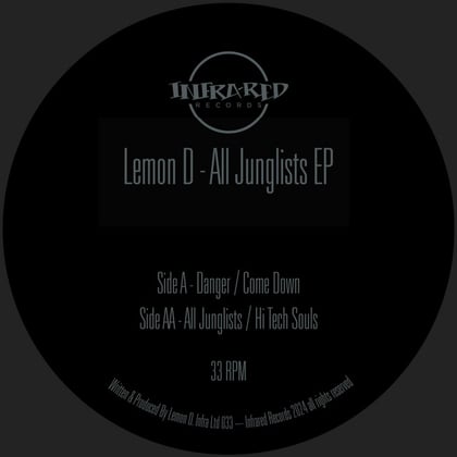 All Junglists EP album by Lemon D - Drum and Bass Cover Art