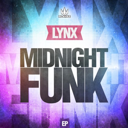The Midnight Funk EP album by Lynx - Drum and Bass Cover Art