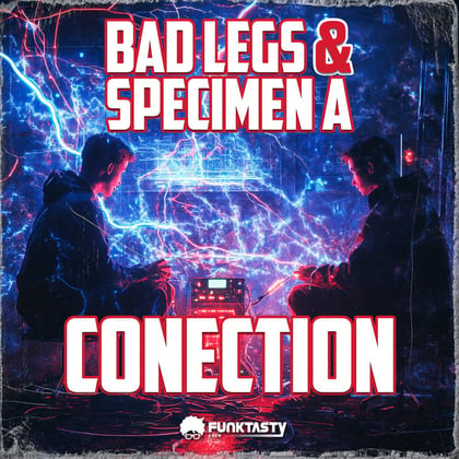 Conection album by Specimen A & Bad Legs - Drum and Bass Cover Art