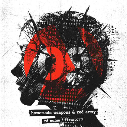 RD Noise / Firestorm album by Homemade Weapons - Drum and Bass Cover Art