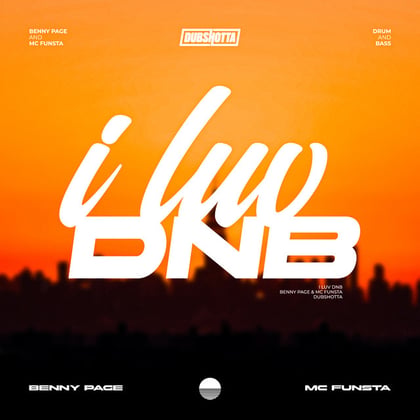 I LUV DNB album by Benny Page - Drum and Bass Cover Art